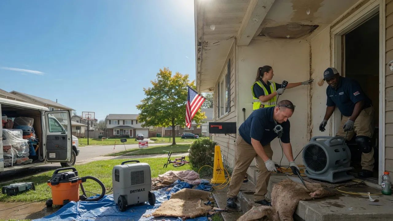 Water Damage Restoration in Lansing, KS near me